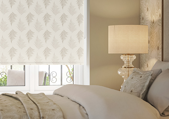 Delicate Ferns, Brown - Roller Blind - Image 5